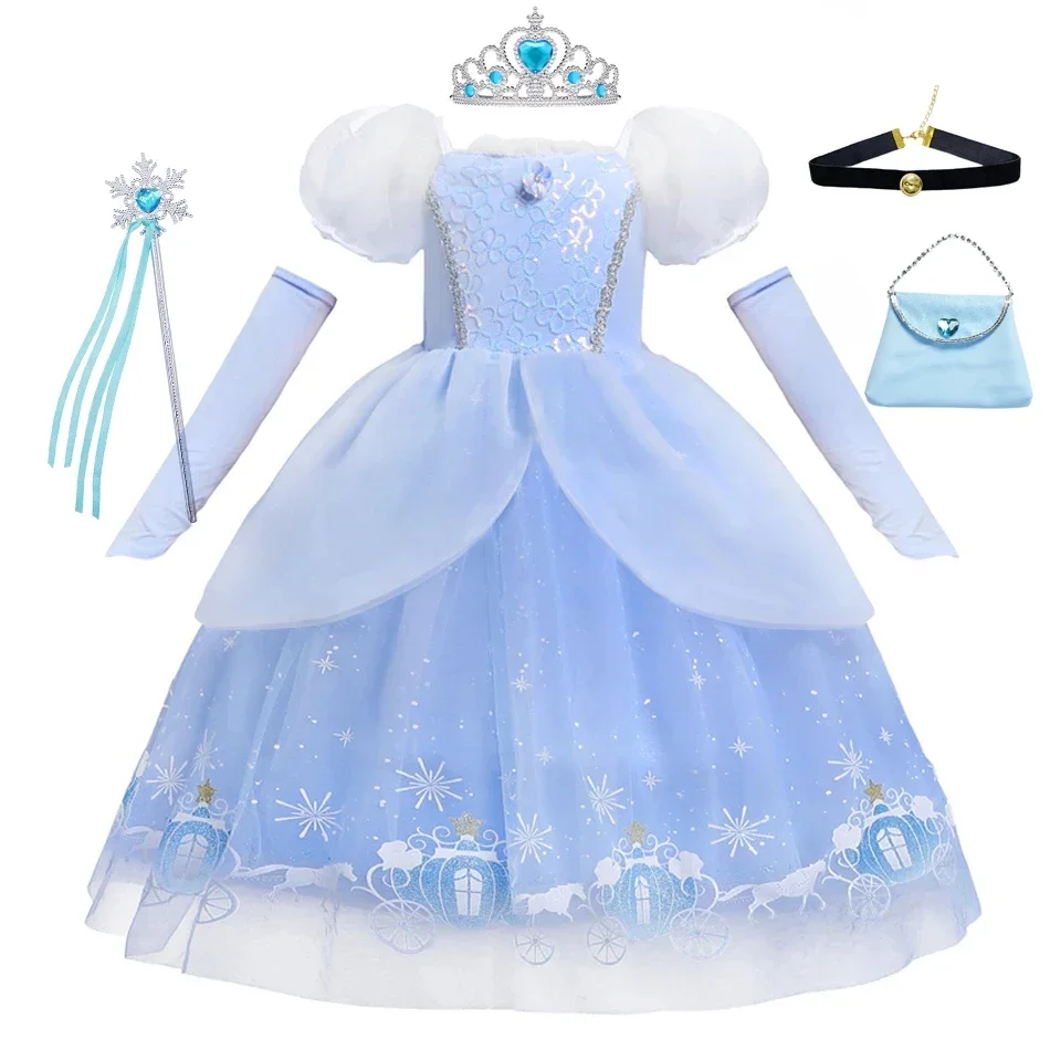 Baby Clothing Europe - Cinderella Princess Cosplay Dress for Girl
