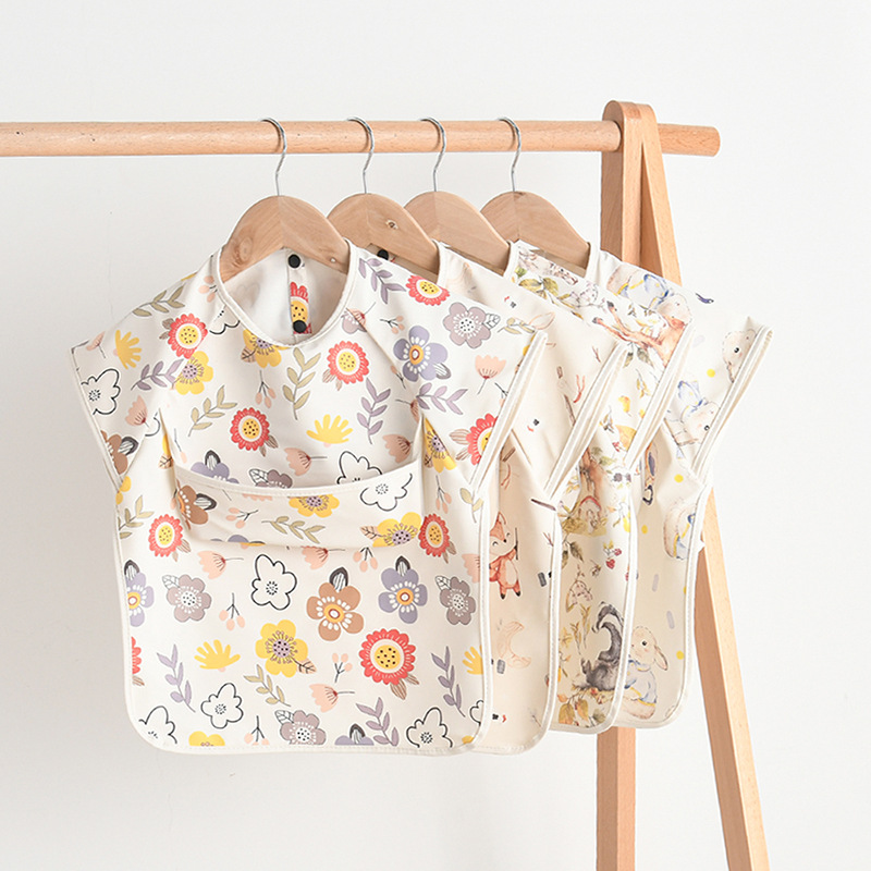 Baby Clothing On Sale - Newborn Baby Bibs Blouse Waterproof No-sleeved
