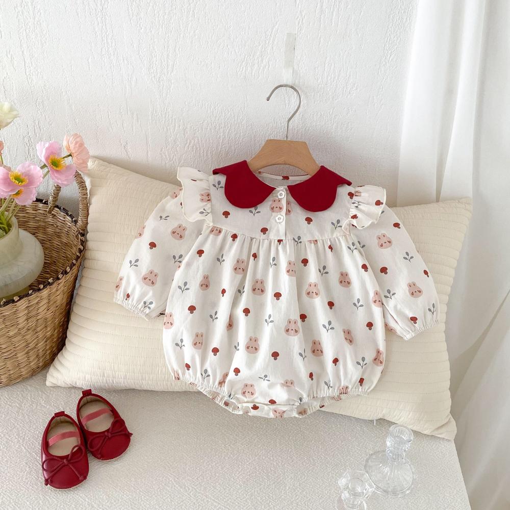 Cute Rabbit Printed Baby Jumps - Baby Clothing High Quality recension och pris