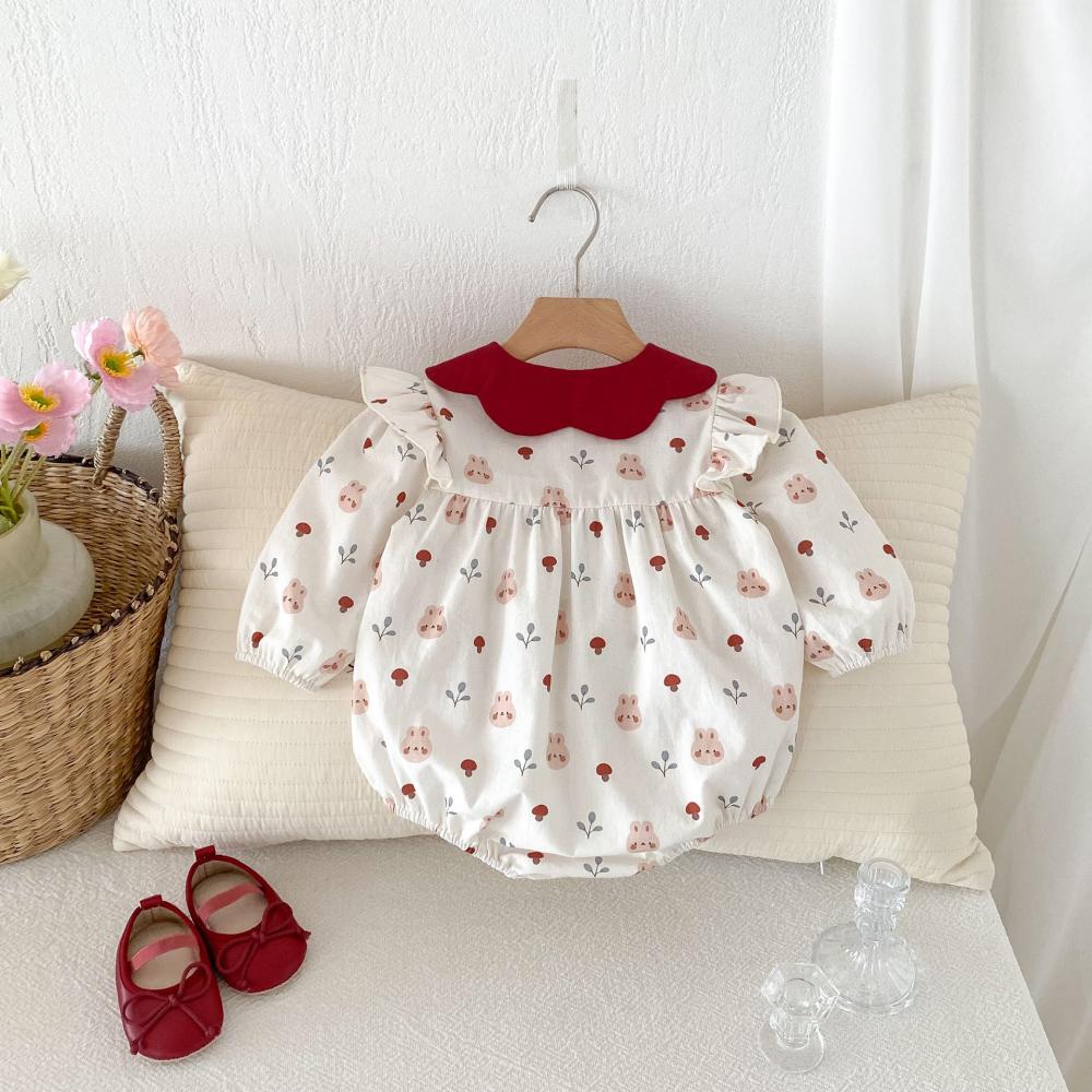 Cute Rabbit Printed Baby Jumps - Baby Clothing High Quality recension och pris