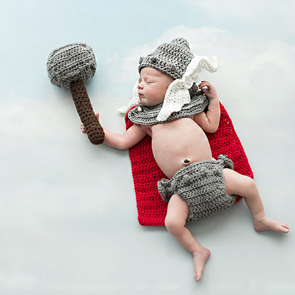 Infant Baby Boy Superhero Styl - Baby Clothing Crochet recension och pris
