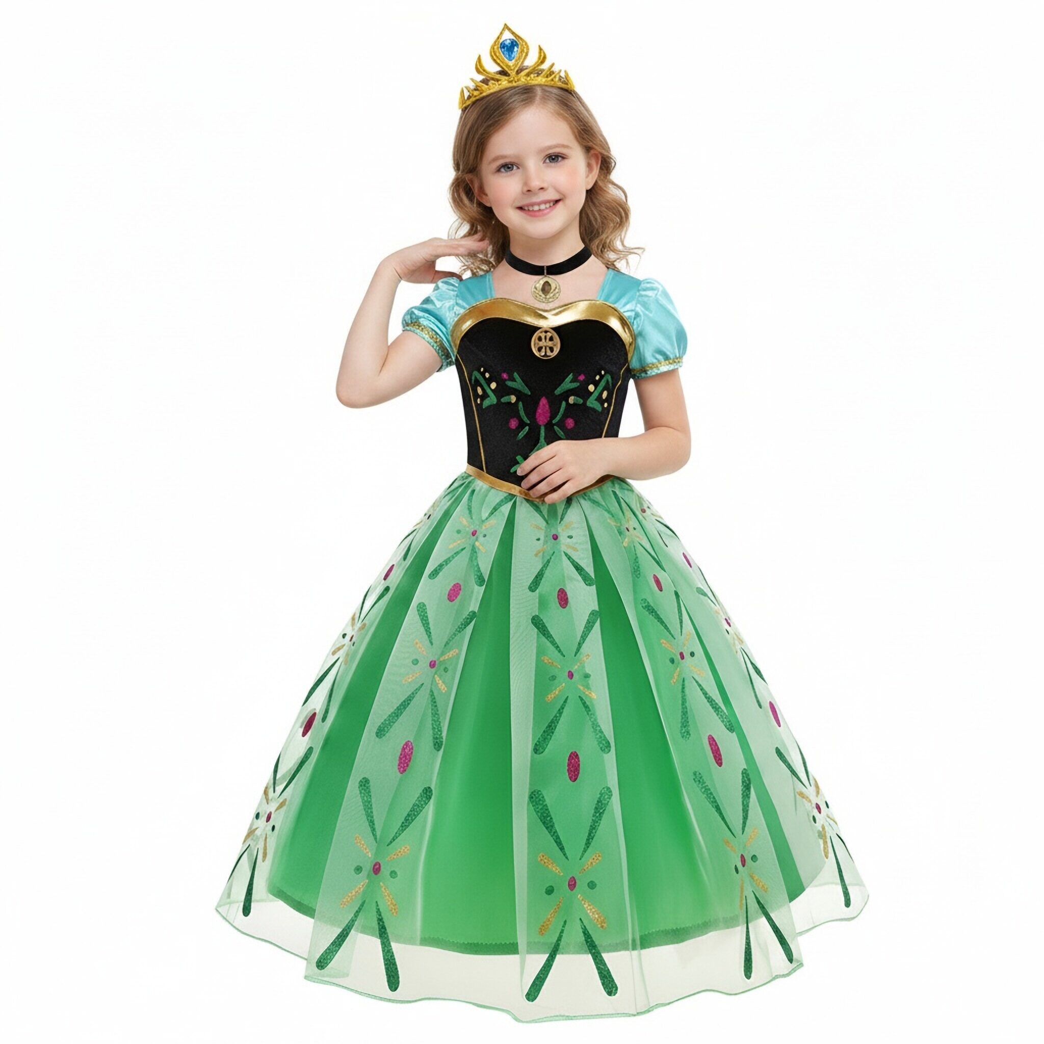 Girls Cosplay Anna Costume Ves - Baby Clothing Europe recension och pris