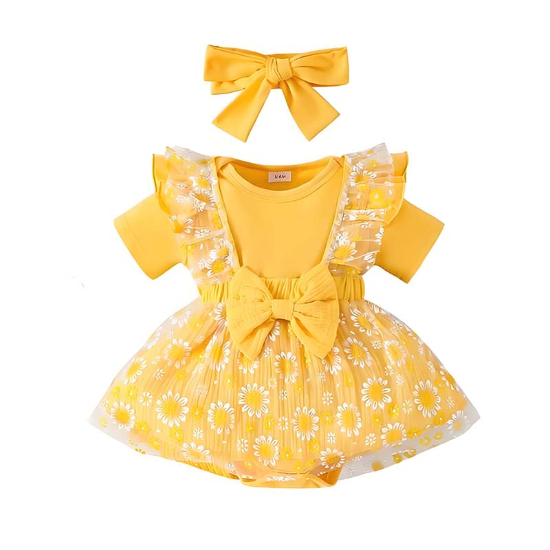 0-18 Months Baby Girl Clothing - Baby Yellow Clothing Women recension och pris