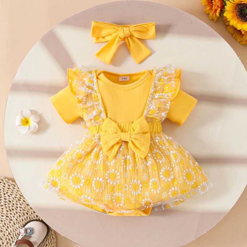 0-18 Months Baby Girl Clothing - Baby Yellow Clothing Women recension och pris