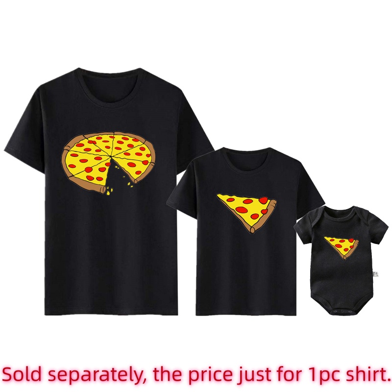 Funny Pizza Print Father Mothe - Baby Clothing Crochet recension och pris